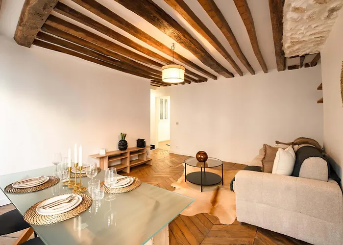 Typical Flat 4 Guests Neighborhood Apartman Párizs